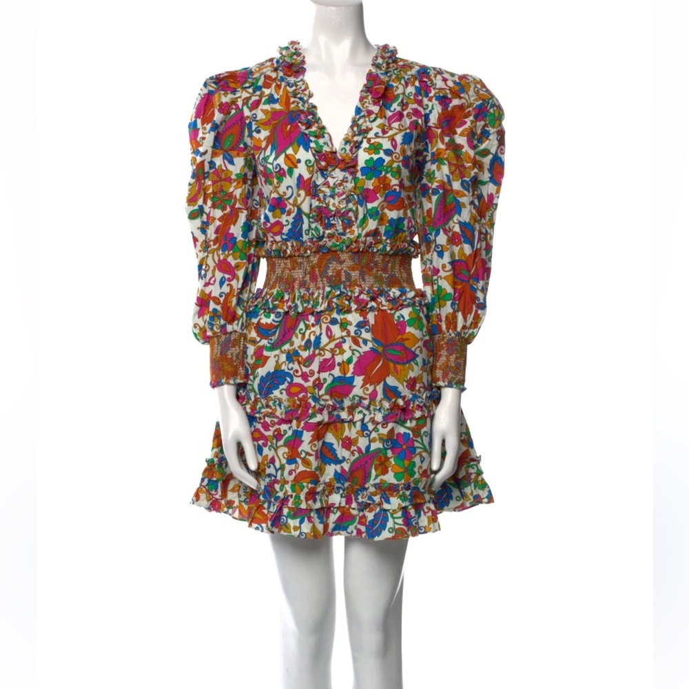 House of Harlow 1960 Women’s Small Colorful Floral Mini Dress
